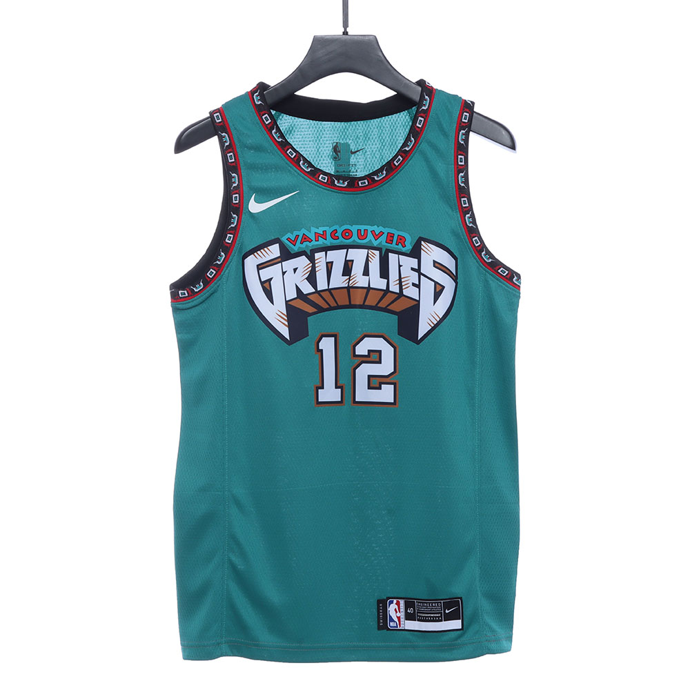 Grizzlies retro limited Morant No. 12 jersey TSK1