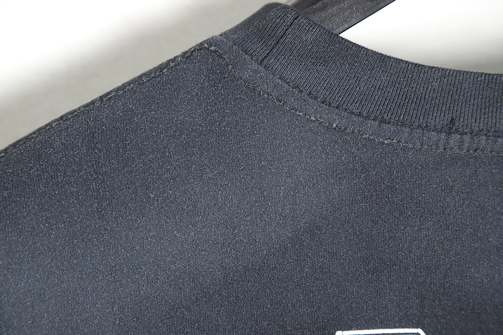 Saint Micheal 23SS sea letter washed short-sleeved T-shirt