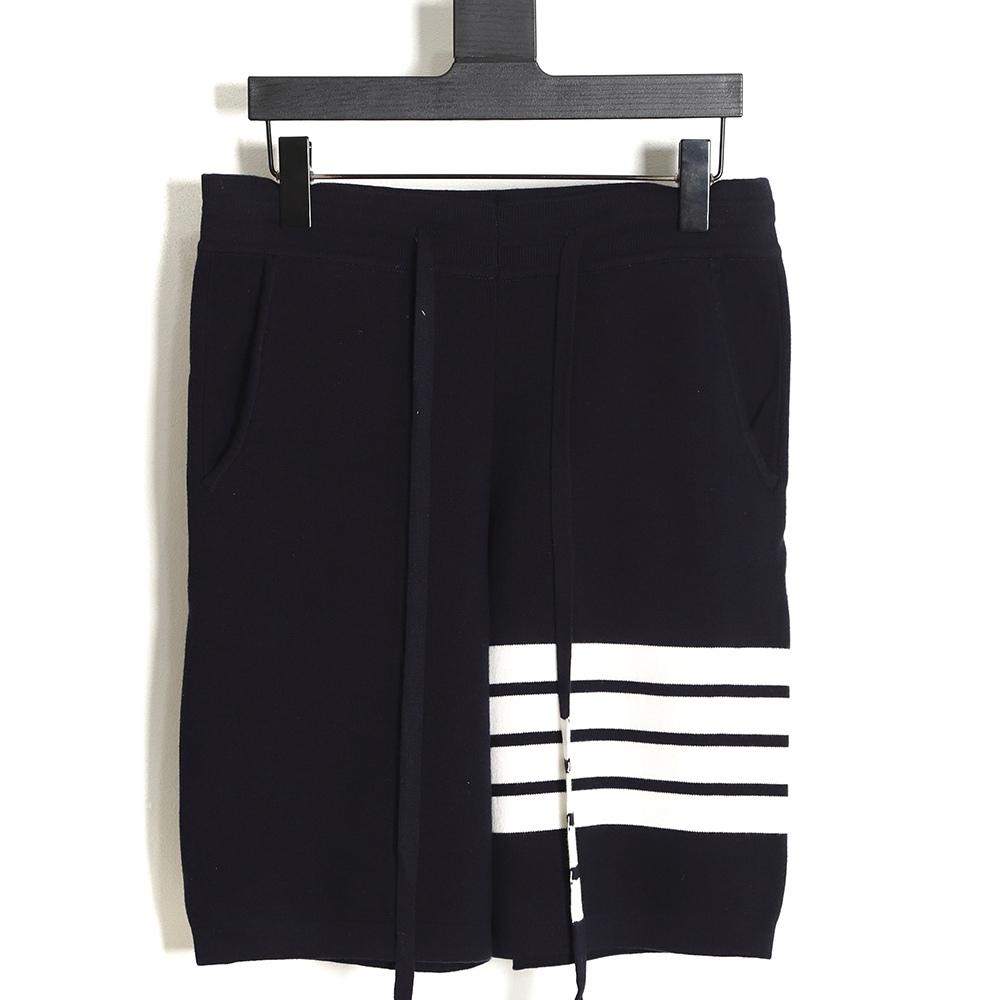 ThomBrowne Knit Four Bar Shorts TSK2