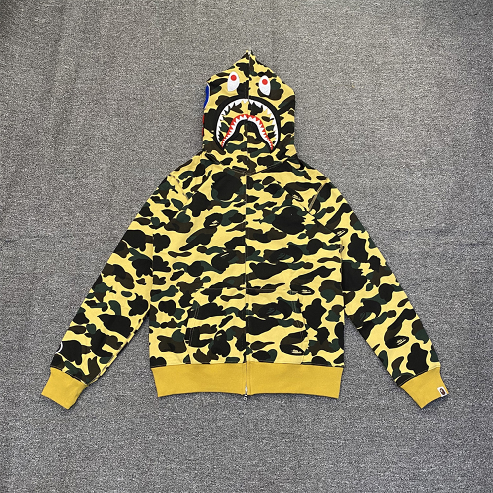 BAPE 1ST CAMO SHARK FULL ZIP HOODIE