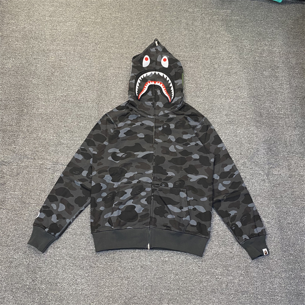 BAPE 1ST CAMO SHARK FULL ZIP HOODIE
