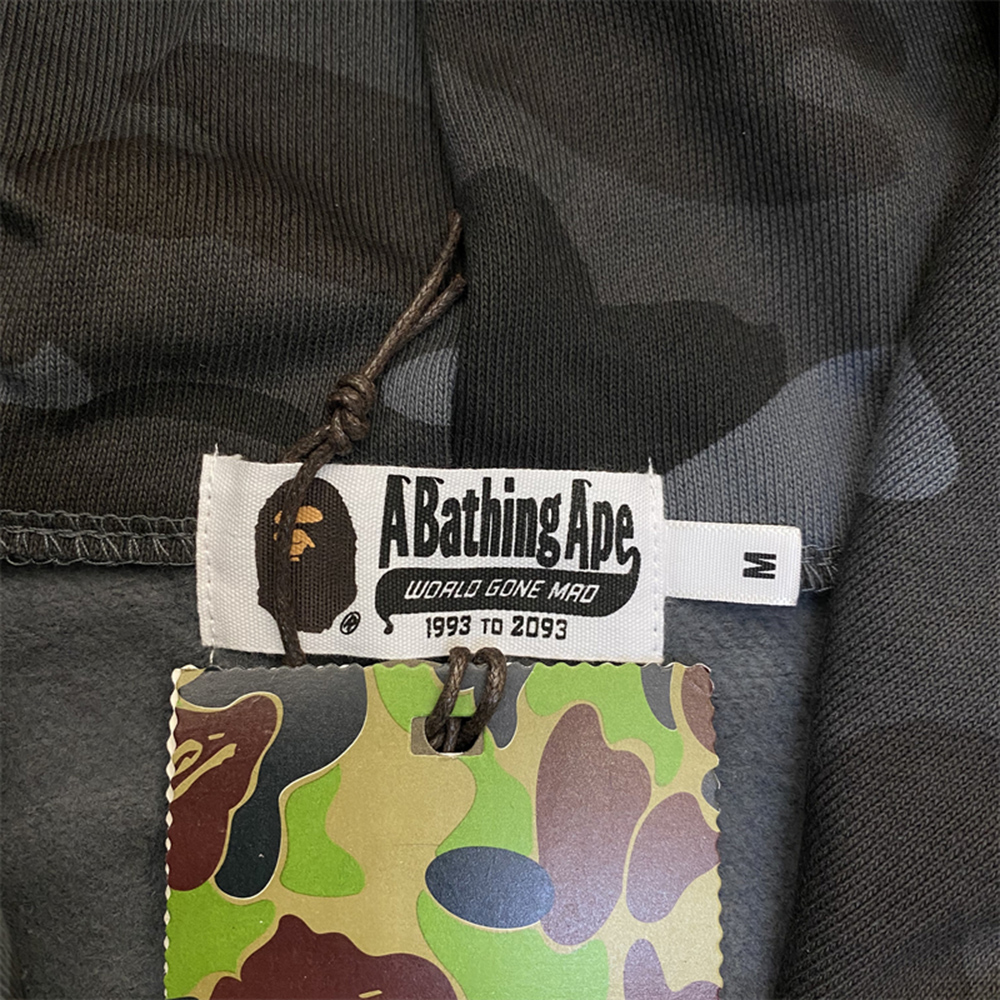 BAPE 1ST CAMO SHARK FULL ZIP HOODIE