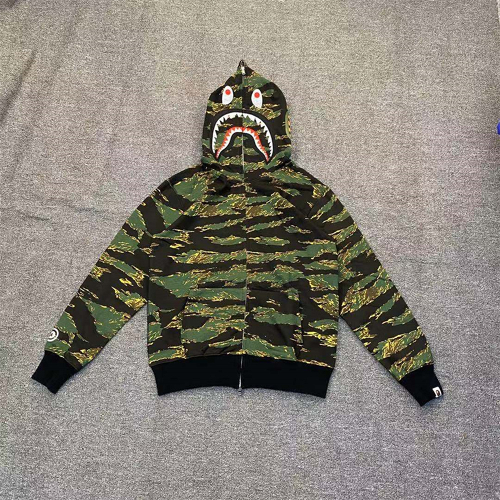 BAPE 1ST CAMO SHARK FULL ZIP HOODIE