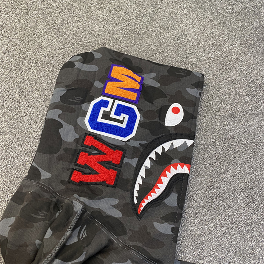 BAPE 1ST CAMO SHARK FULL ZIP HOODIE