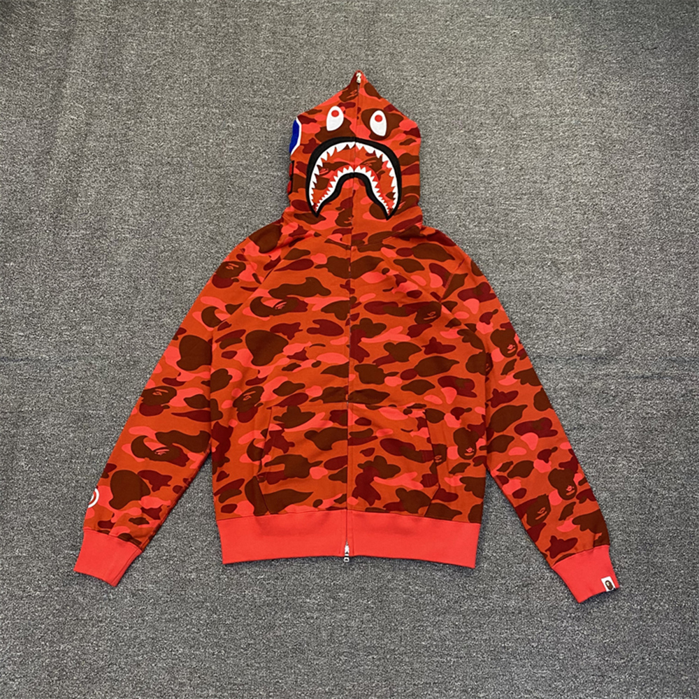 BAPE 1ST CAMO SHARK FULL ZIP HOODIE