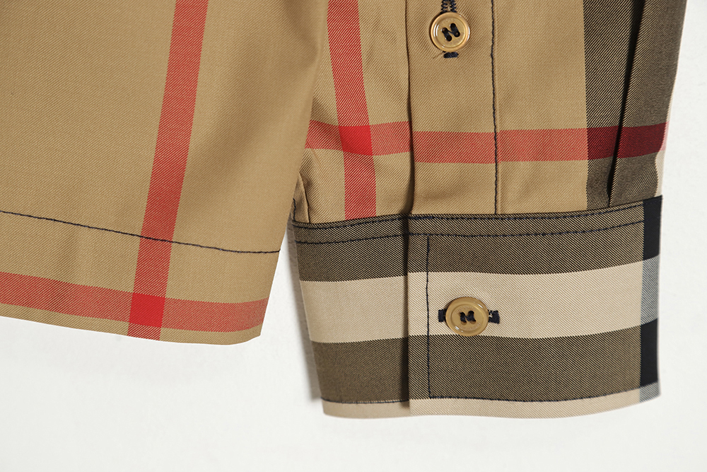 B**rry bbr 23ss plaid lapel shirt jacket