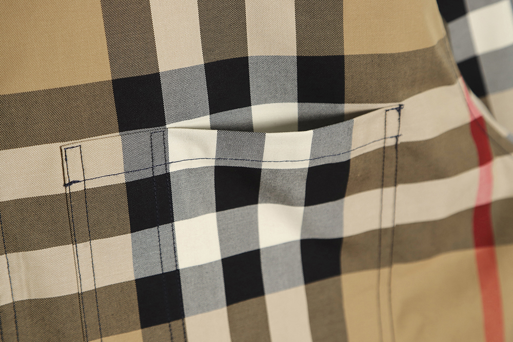 B**rry bbr 23ss plaid lapel shirt jacket