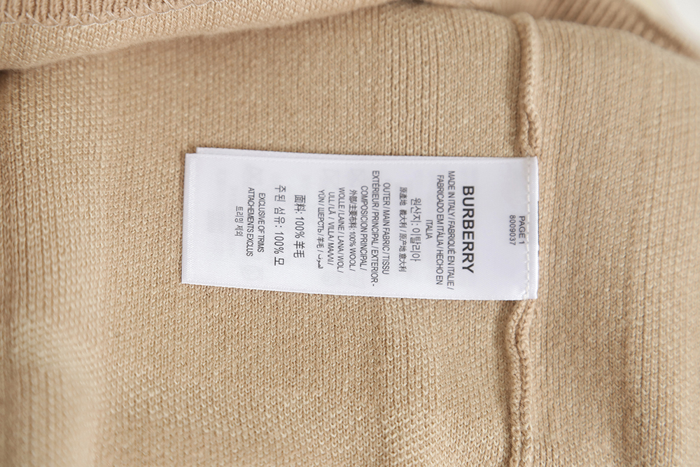 B**rry 23ss wool check knit short sleeve