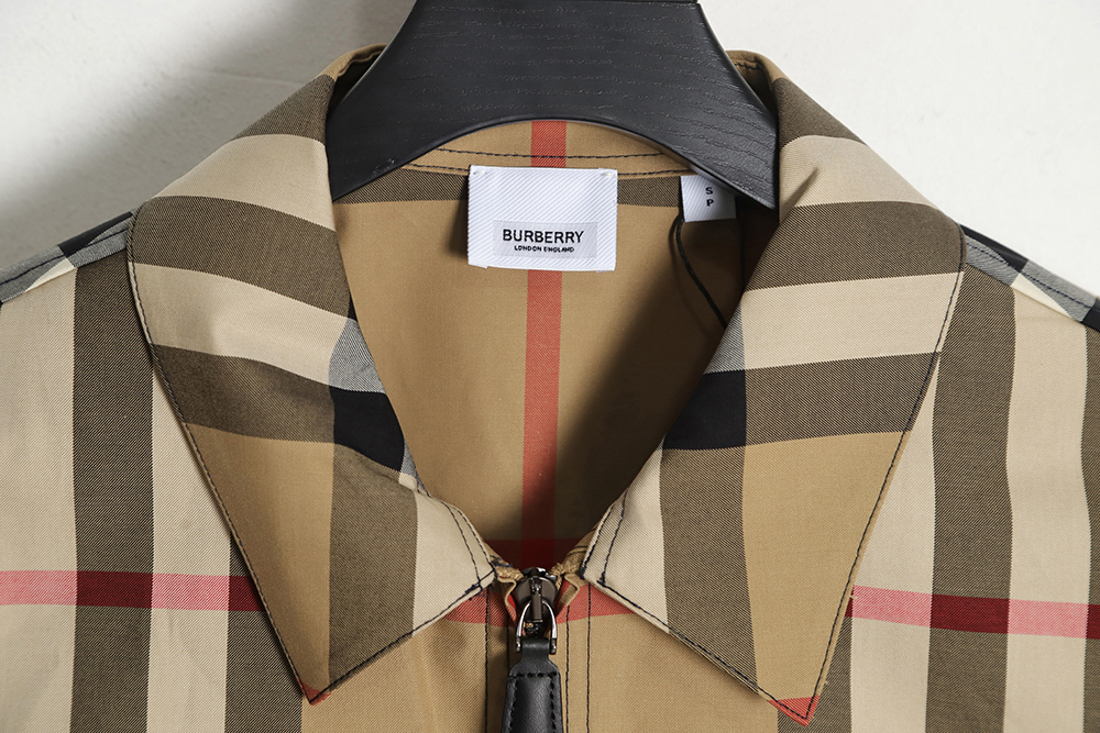 B**rry bbr 23ss plaid lapel shirt jacket