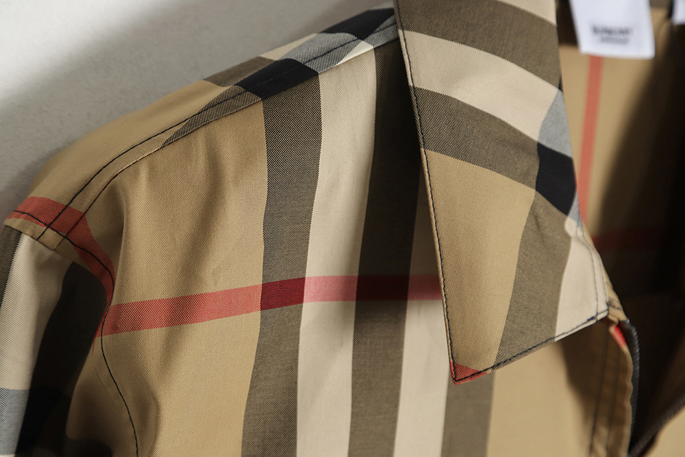 B**rry bbr 23ss plaid lapel shirt jacket