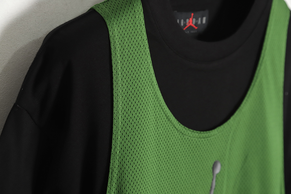 OFF-WHITE x AIR JORDAN OW Jordan joint limited edition fake two short sleeves