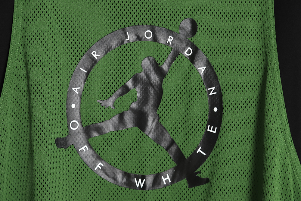 OFF-WHITE x AIR JORDAN OW Jordan joint limited edition fake two short sleeves