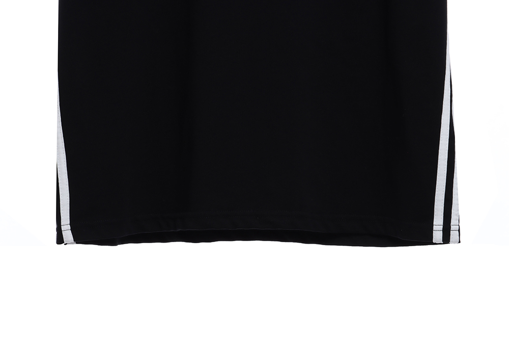 Ba*len*cia*ga three-bar embroidery short-sleeved tsk1