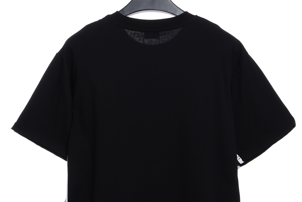 Ba*len*cia*ga three-bar embroidery short-sleeved tsk1