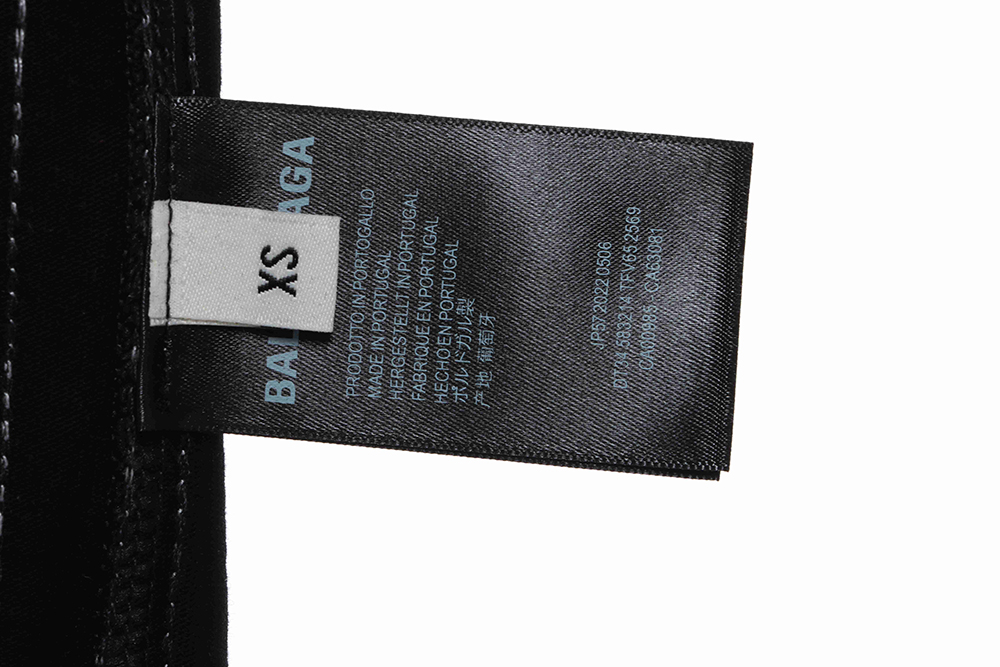 Ba*len*cia*ga three-bar embroidery short-sleeved tsk1