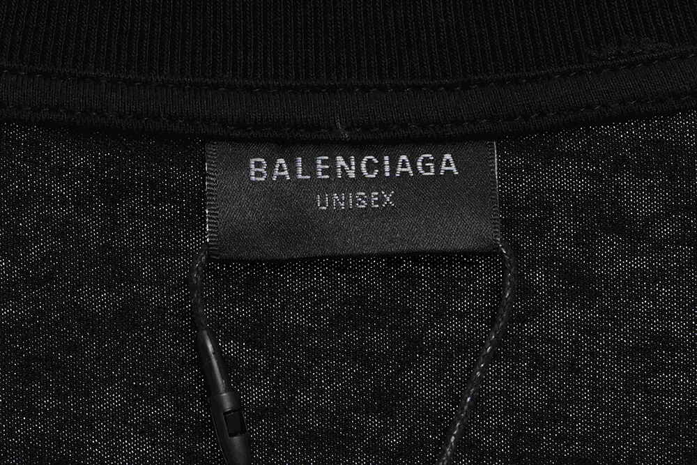 Ba*len*cia*ga three-bar embroidery short-sleeved tsk1