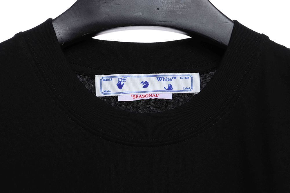 OW environmental protection ink hand-painted color graffiti short sleeve TSK1