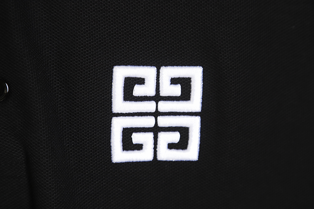 Givenchy Givenchy GVC 23SS 4G embroidery collar short-sleeved POLO shirt