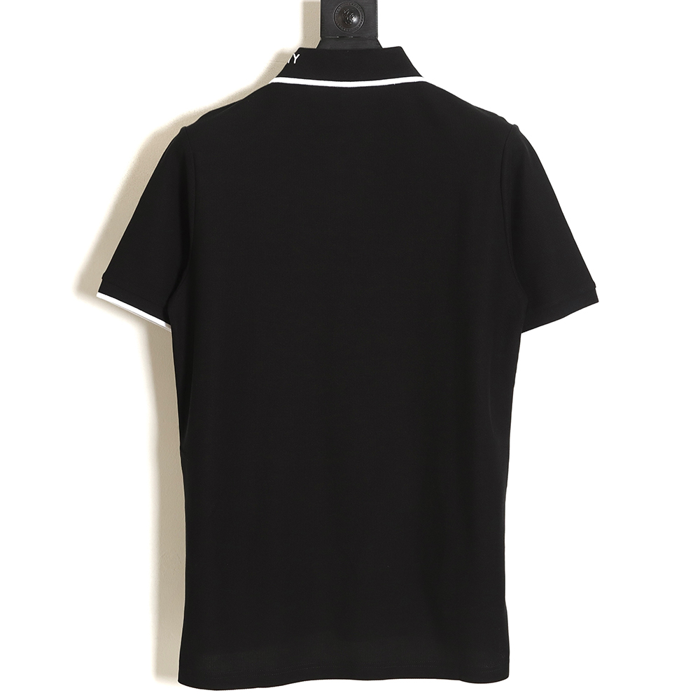 Givenchy Givenchy GVC 23SS 4G embroidery collar short-sleeved POLO shirt
