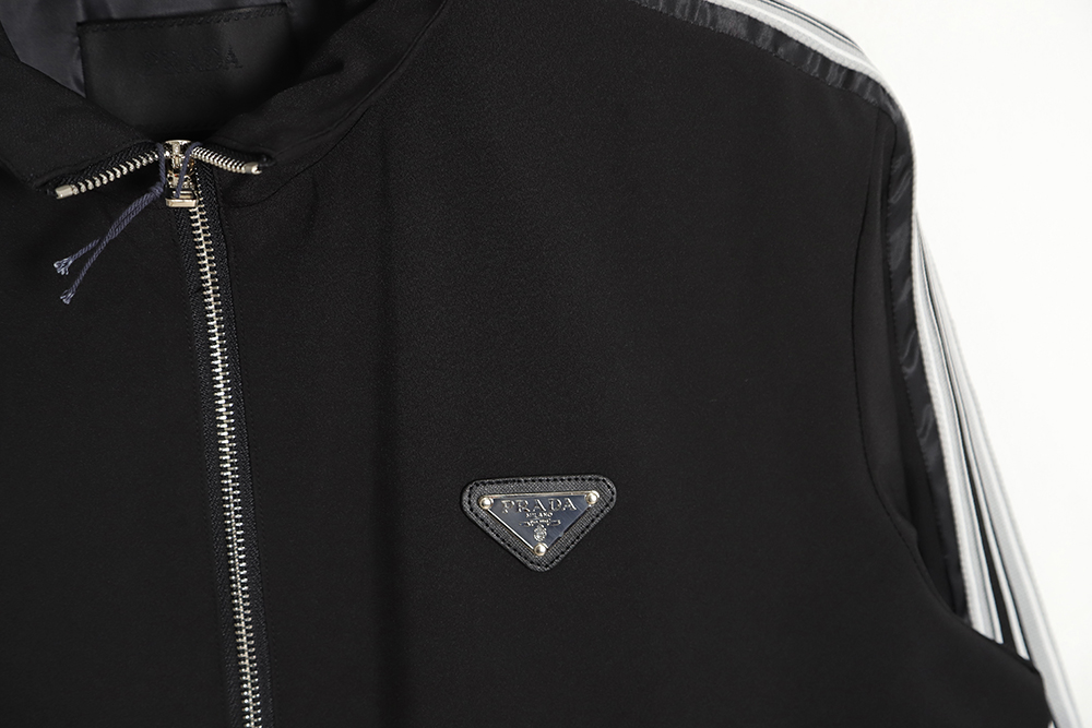 Pra*a 23ss school uniform stand collar jacket