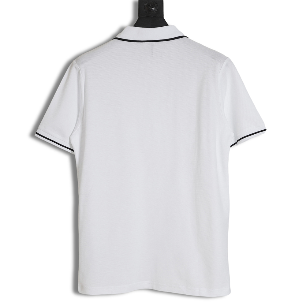 Ce**e ce 23ss chest embroidered short-sleeved polo shirt