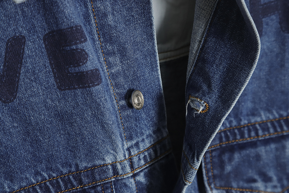 Givenchy Givenchy GVC 23SS old printed denim vest