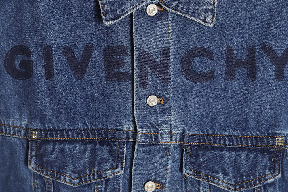 Givenchy Givenchy GVC 23SS old printed denim vest