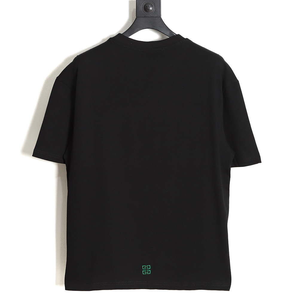 Givenchy Givenchy Embroidered Patch Logo Short Sleeve TSK1
