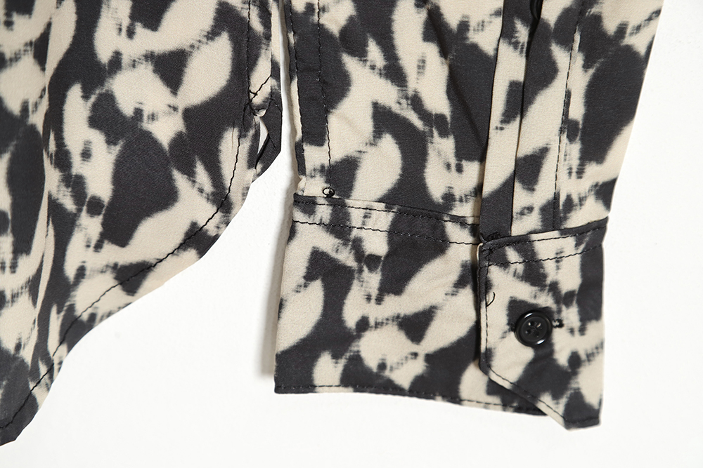 saint lauren paris Sa**t Lau*nt 23ss slp printed shirt