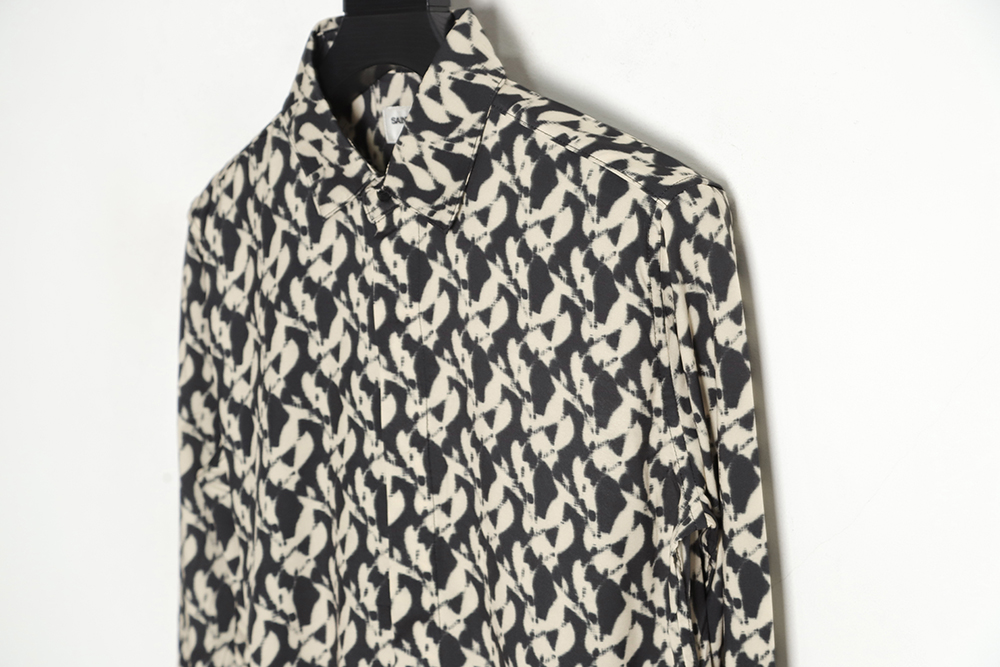 saint lauren paris Sa**t Lau*nt 23ss slp printed shirt