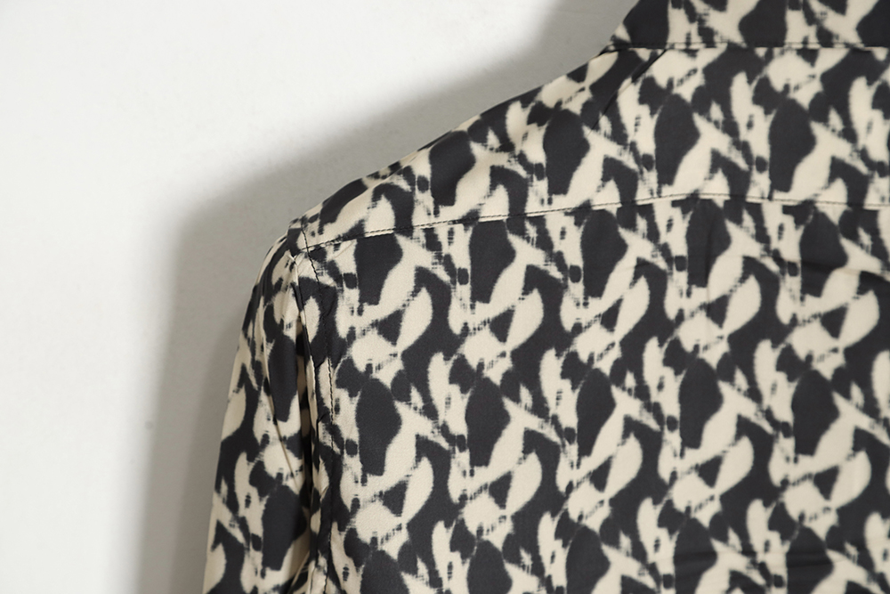 saint lauren paris Sa**t Lau*nt 23ss slp printed shirt