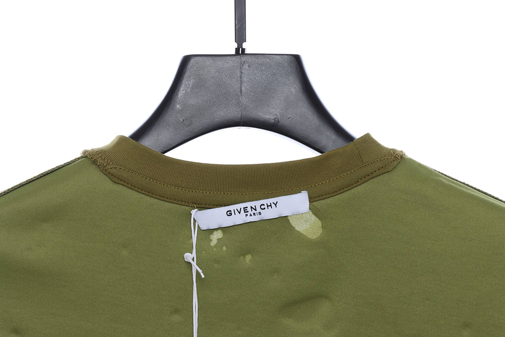 Givenchy letter print hole short sleeve TSK4