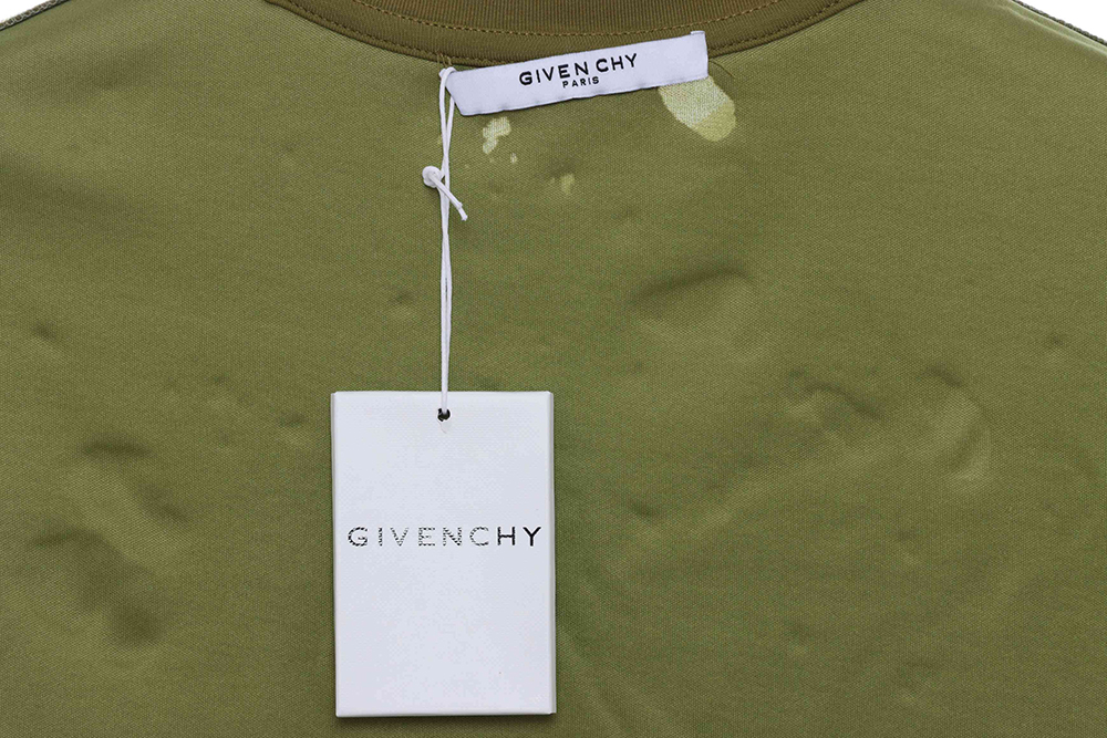 Givenchy letter print hole short sleeve TSK4