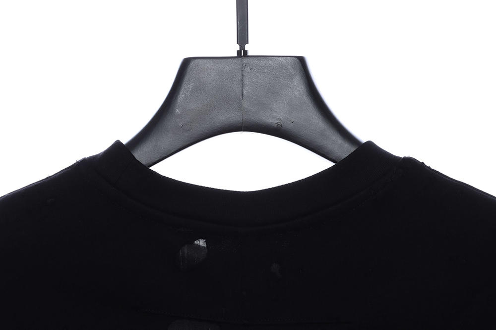 Givenchy letter print hole short sleeve TSK2