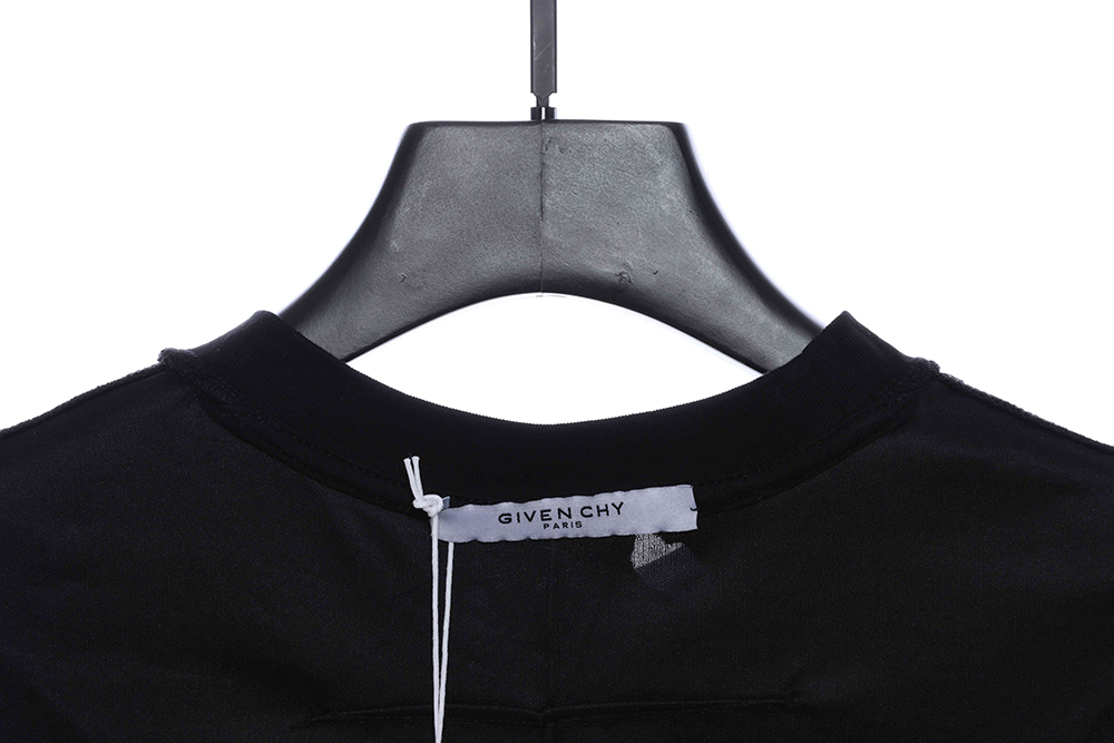 Givenchy letter print hole short sleeve TSK2