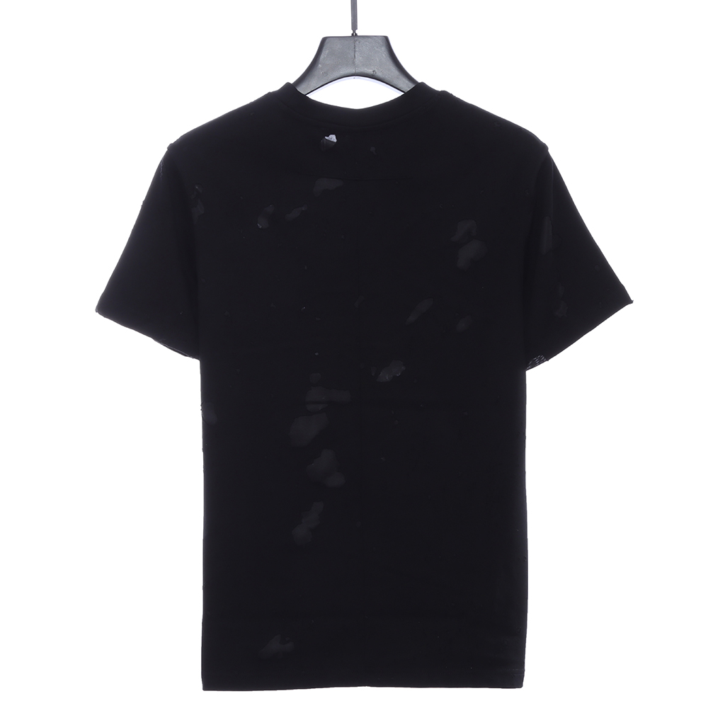 Givenchy letter print hole short sleeve TSK2