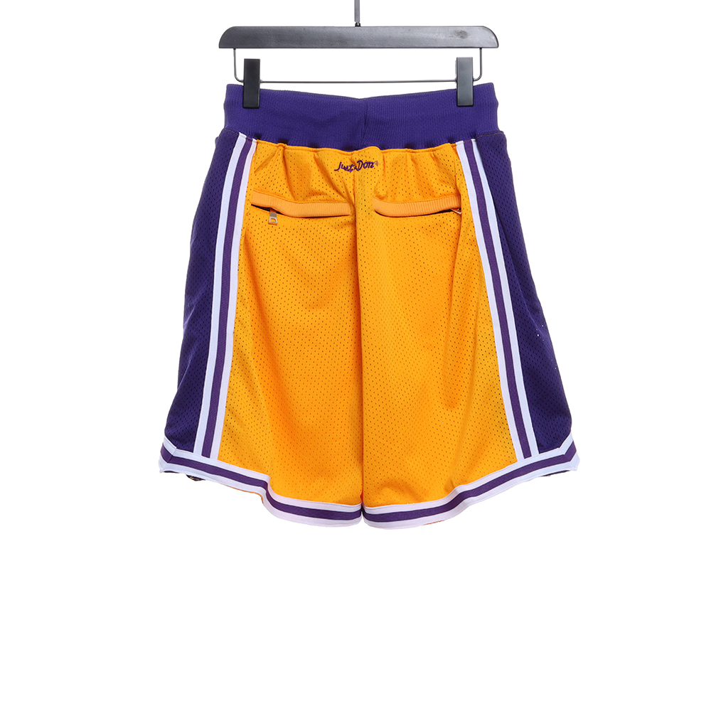 JustDon joint NBA retro Los Angeles Lakers shorts