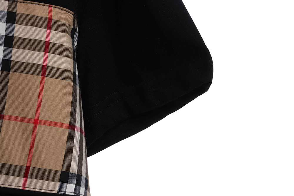 B**rry classic plaid panel short sleeve tsk1