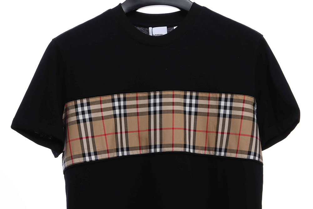 B**rry classic plaid panel short sleeve tsk1