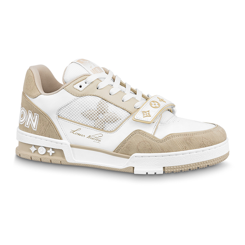 l0*is V*t0n trainer beige white