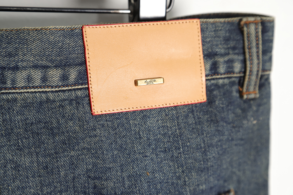 l0*is V*t0n lv l0*is V*t0n embossed presbyopic cargo jeans