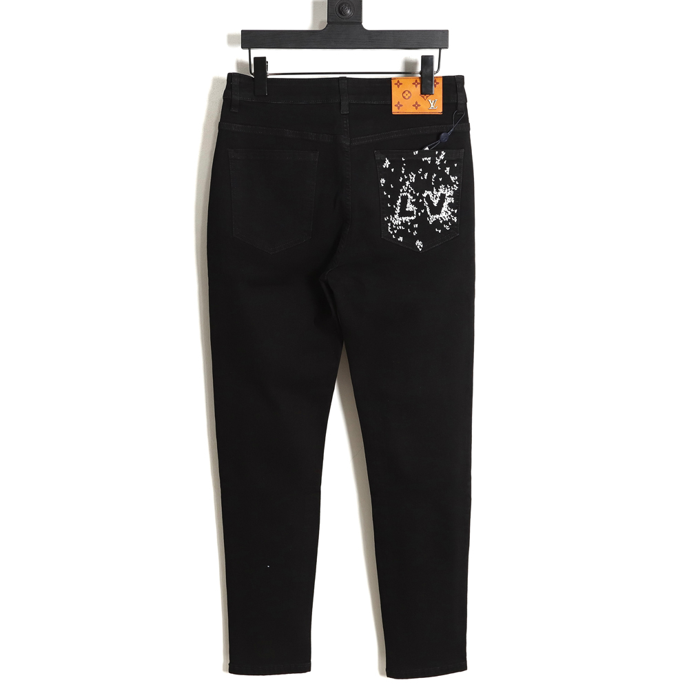 l0*is V*t0n l0*is V*t0n pocket airplane jeans