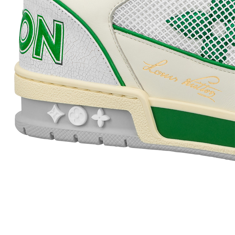 l0*is V*t0n trainer green mesh