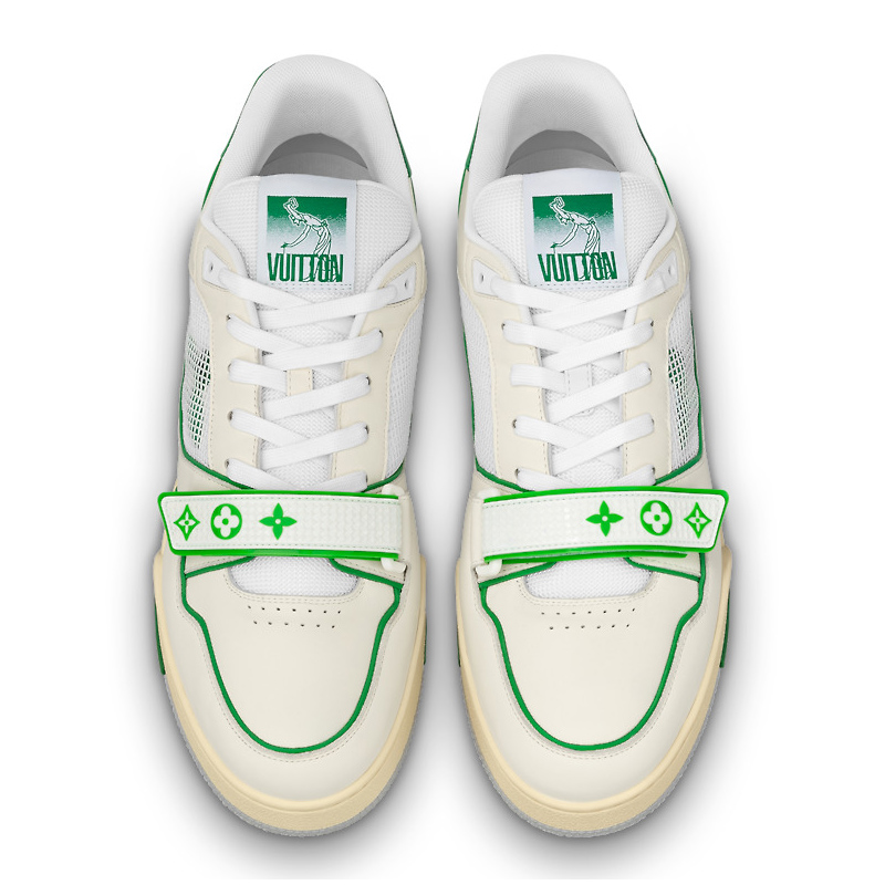 l0*is V*t0n trainer green mesh