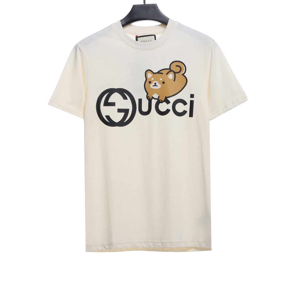 G*u*i kawaii series little yellow dog print short sleeve tsk1