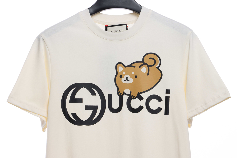 G*u*i kawaii series little yellow dog print short sleeve tsk1