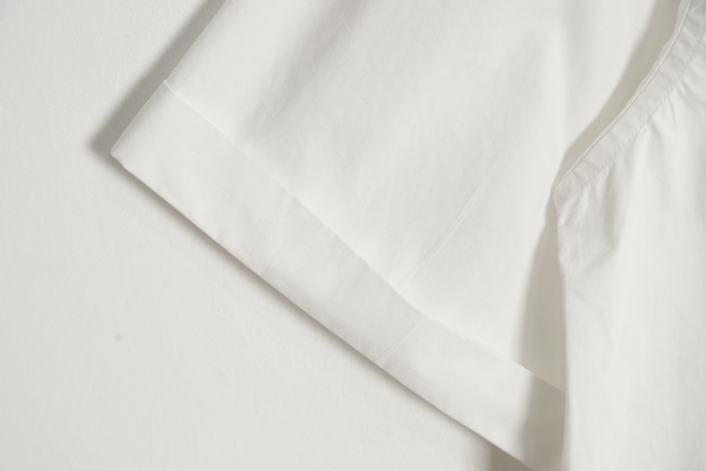 JIL SANDER 23SS Back printed lapel short-sleeved shirt