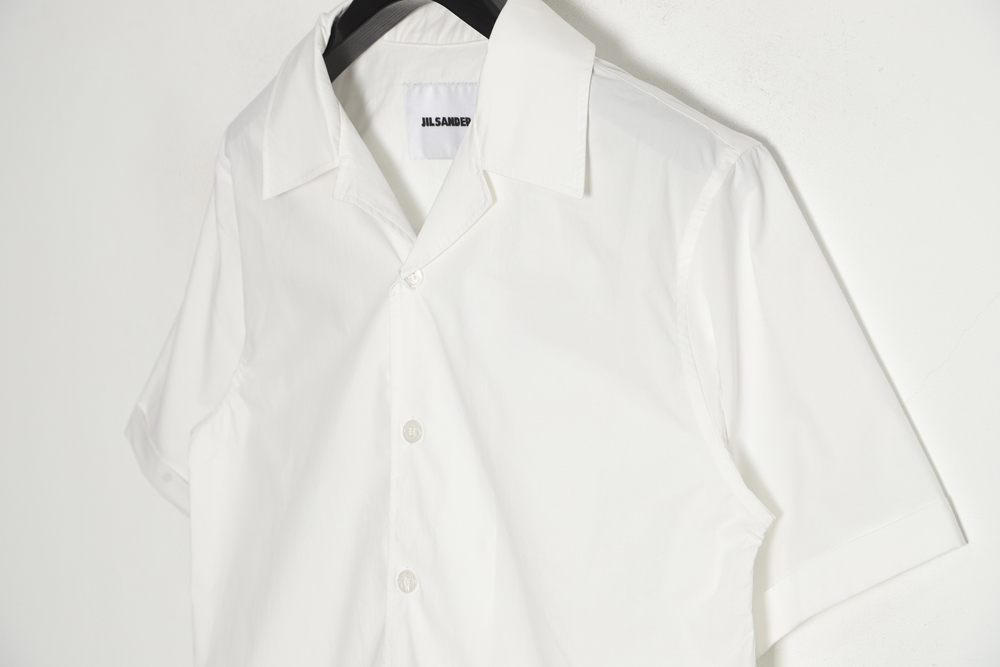 JIL SANDER 23SS Back printed lapel short-sleeved shirt