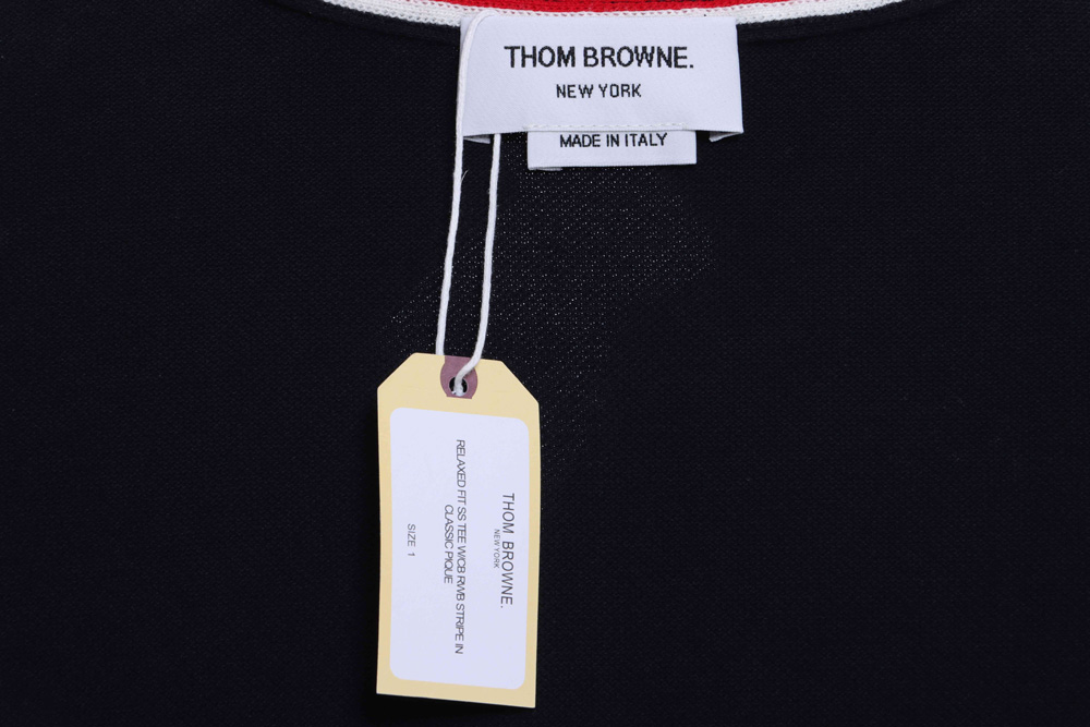 TB Neckline Cuff Color Stripe POLO TSK1