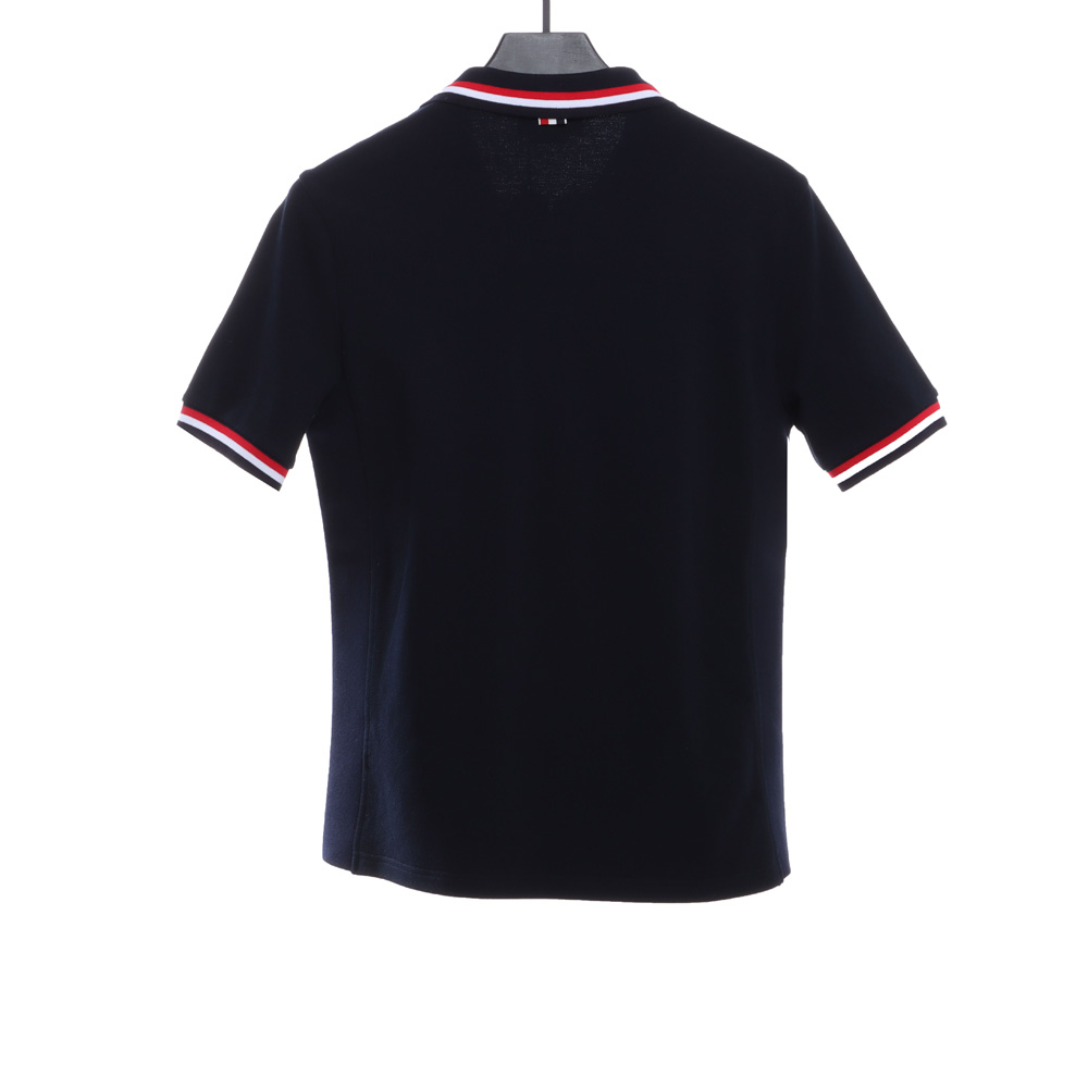 TB Neckline Cuff Color Stripe POLO TSK1